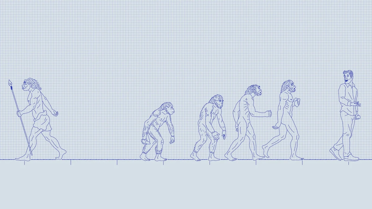 Minh họa người hiện đại mang dấu vết di truyền Neanderthal