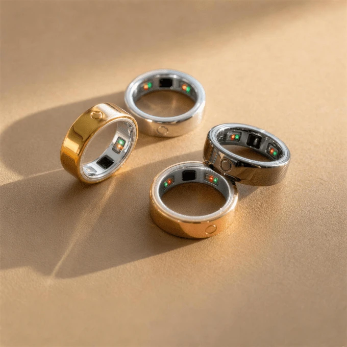 Các nhẫn Circular Ring 3 Slim với nhiều màu hoàn thiện