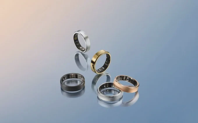 Năm phiên bản RingConn Gen 3 với màu sắc khác nhau