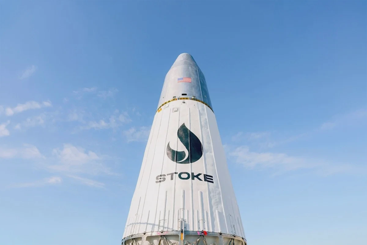 Tầng tên lửa Stoke Space trong quá trình thử nghiệm