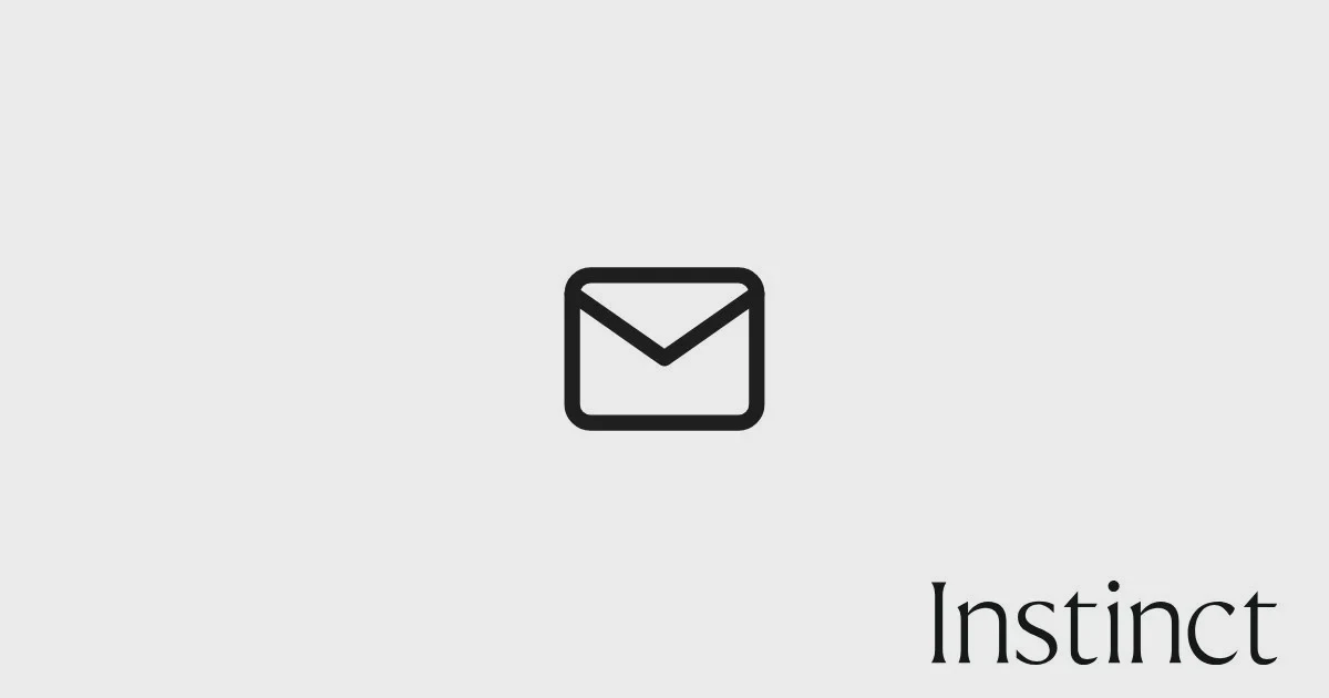 Giao diện địa chỉ email riêng của trợ lý AI Instinct