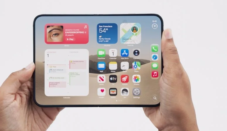 Apple ra mắt iPhone Duo, điện thoại gập đầu tiên