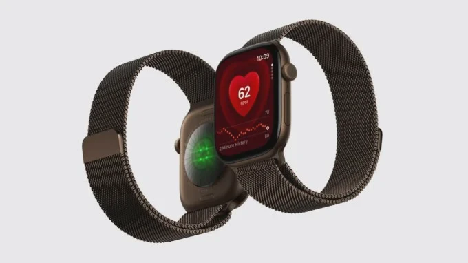 Apple Watch Series 12 hiển thị trên hai cổ tay