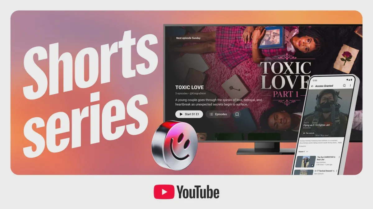 Giao diện Chuỗi Shorts mới được YouTube giới thiệu