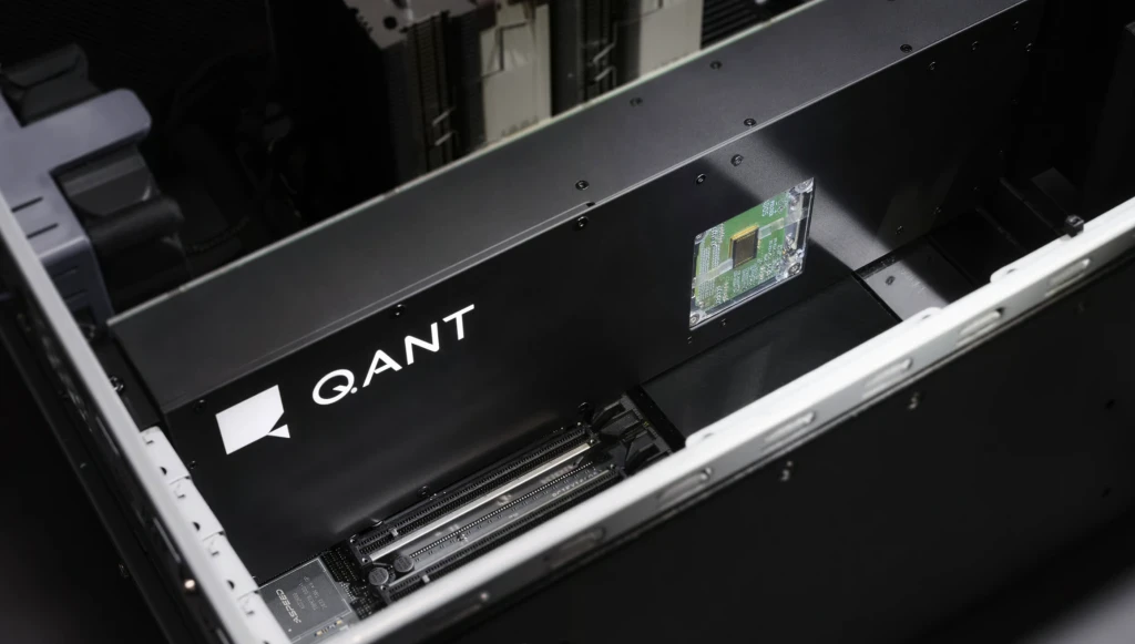 Giao diện bộ công cụ lập trình chip quang tử của Q.ANT