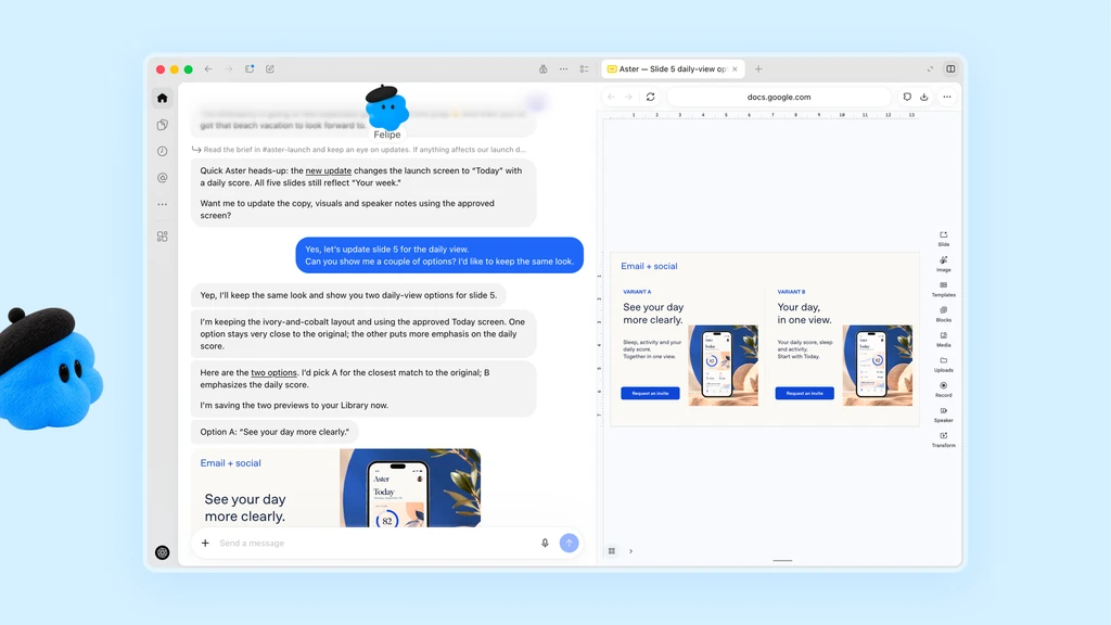 Ví dụ OpenAI Dots phối hợp nhiều bước công việc doanh nghiệp