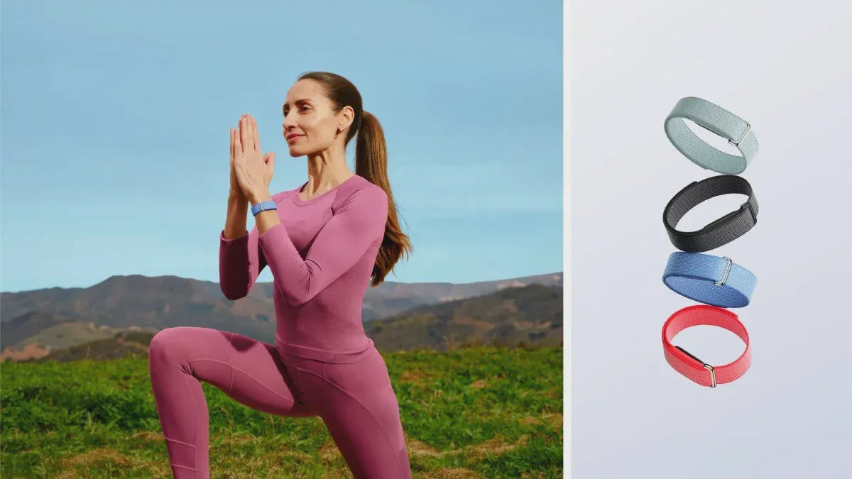 Vòng theo dõi sức khỏe Fitbit Air không có màn hình