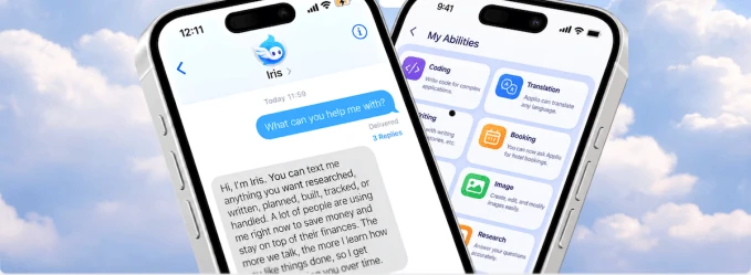 Iris xử lý yêu cầu cá nhân trong cuộc trò chuyện iMessage