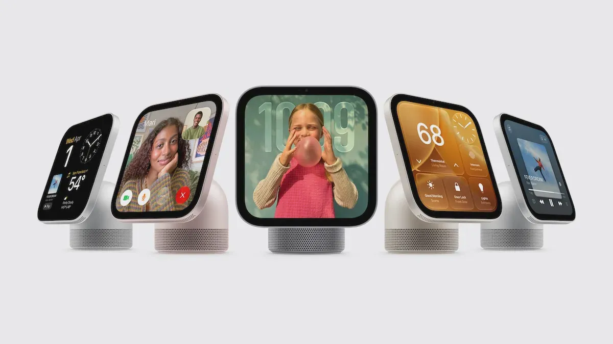 Các phiên bản Apple HomeView đặt bàn và gắn tường