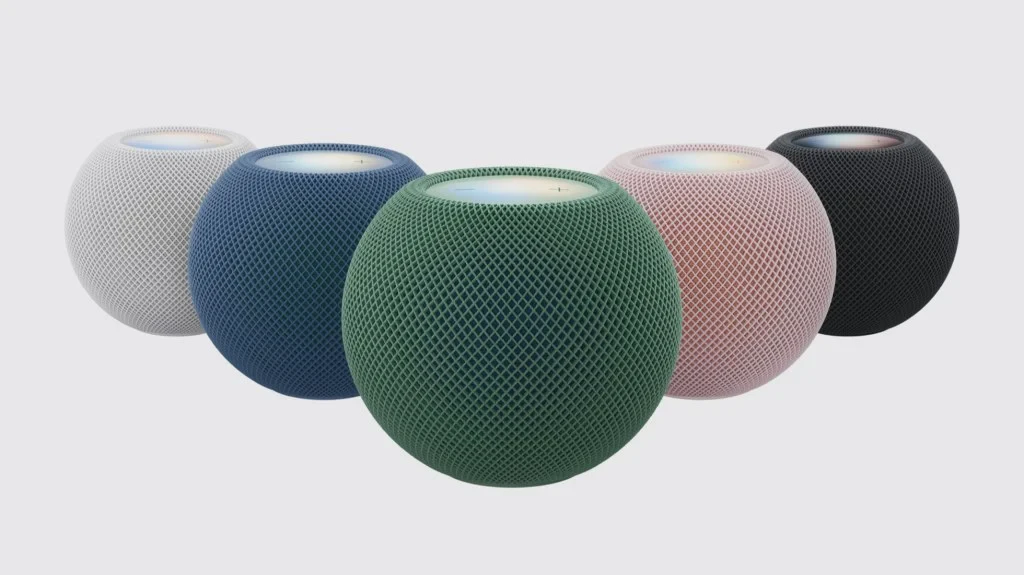 Các mẫu HomePod mini mới với năm tùy chọn màu sắc